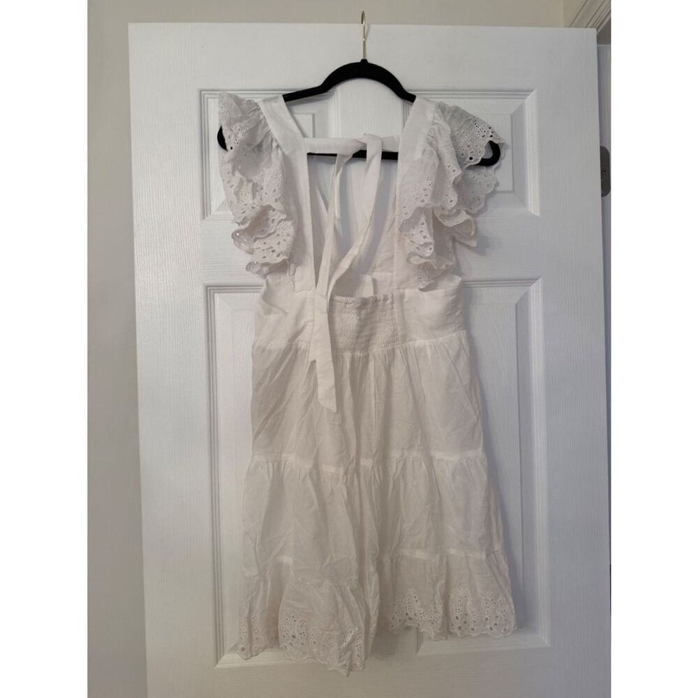Tularosa Trixie Mini Dress in White - Picture 5 of 6